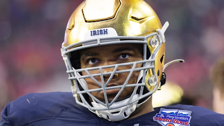 Notre Dame football had its second tackle taken in the 2024 NFL Draft as Blake Fisher was selected by the Houston Texans in the second round.
