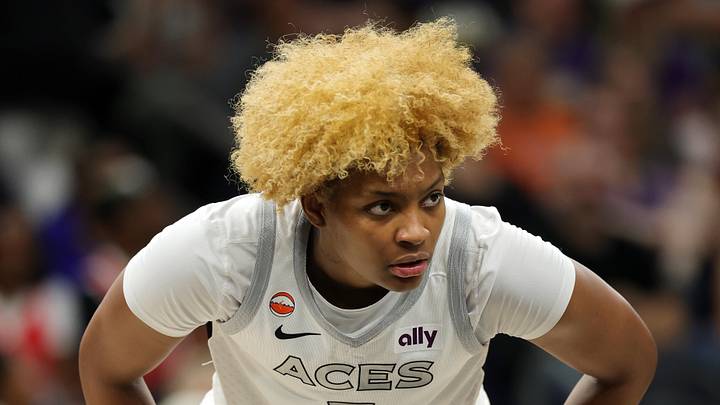 Las Vegas Aces forward NaLyssa Smith (3) Las Vegas Aces forward NaLyssa Smith (3)