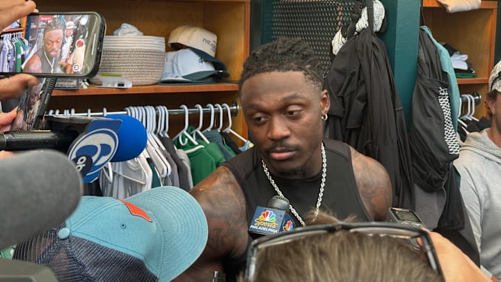 A.J. Brown takes questions leading up to Week 5 game against the Denver Broncos.