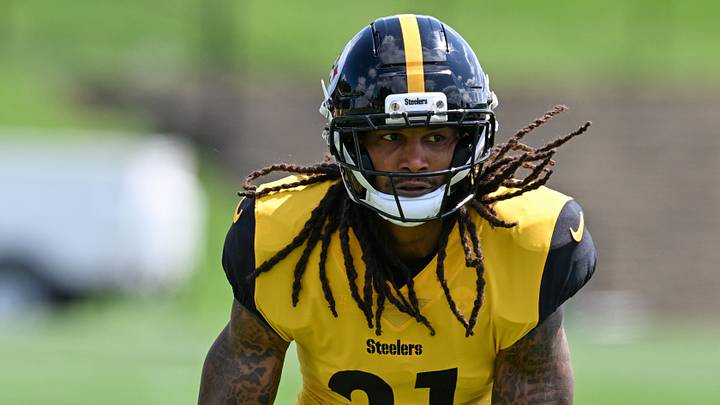 Aug 03, 2026; Latrobe, PA, USA; Pittsburgh Steelers safety Rayshawn Jenkins (3) participates in a practice session at Training camp at Saint Vincent College. Mandatory Credit: Barry Reeger-Imagn Images Aug 03, 2026; Latrobe, PA, USA; Pittsburgh Steelers safety Rayshawn Jenkins (3) participates in a practice session at Training camp at Saint Vincent College. Mandatory Credit: Barry Reeger-Imagn Images