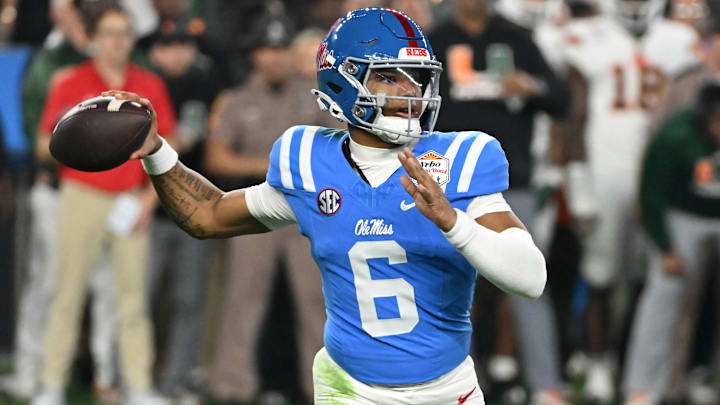 Ole Miss quarterback Trinidad Chambliss Ole Miss quarterback Trinidad Chambliss