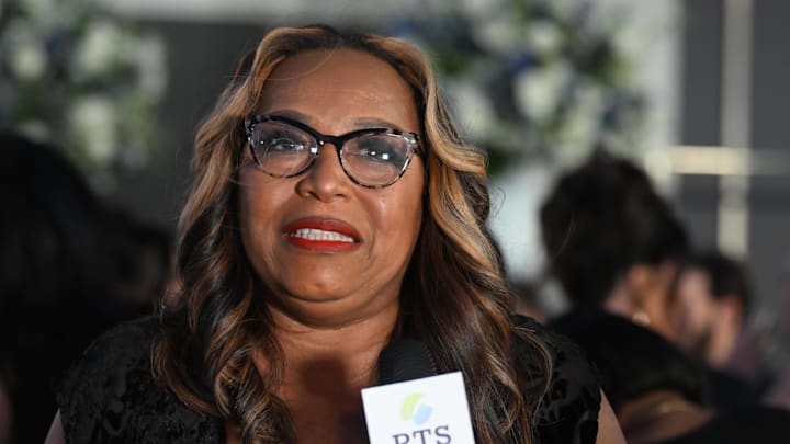 Cynthia Cooper during the 2024 Houston Sports Awards on January 30, 2024. Cynthia Cooper during the 2024 Houston Sports Awards on January 30, 2024.