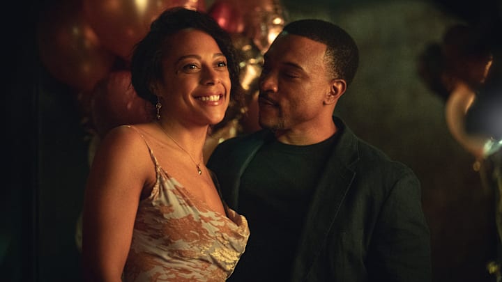 Missing You. (L to R) Rosalind Eleazar as Kat Donovan, Ashley Walters as Josh Buchanan in Missing You. Cr. Vishal Sharma/Netflix © 2024.
