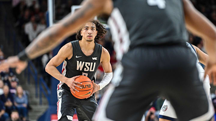 Washington State Cougars guard Nate Calmese.