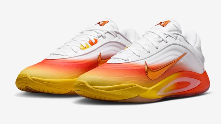 The Nike A'One "Candy Corn Queen" colorway.