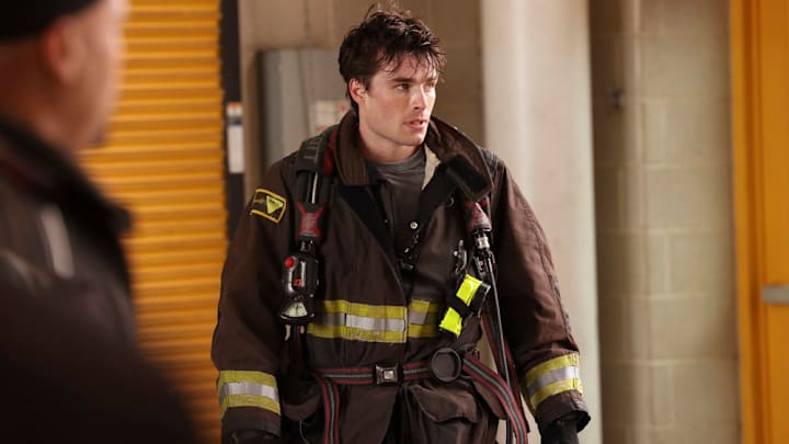 CHICAGO FIRE -- "Ride the Blade" Episode 13002 -- Pictured: Michael Bradway as Damon -- (Photo by: George Burns Jr/NBC)