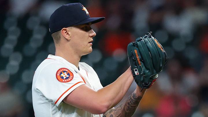 Houston Astros starting pitcher Hunter Brown (58) comes to a stop before pitching. Credit: Thomas Shea-Imagn Images Houston Astros starting pitcher Hunter Brown (58) comes to a stop before pitching. Credit: Thomas Shea-Imagn Images