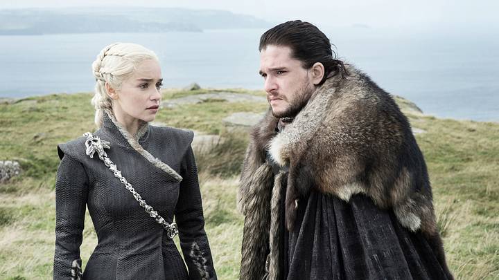 Daenerys Targaryen and Jon Snow in Game of Thrones Daenerys Targaryen and Jon Snow in Game of Thrones