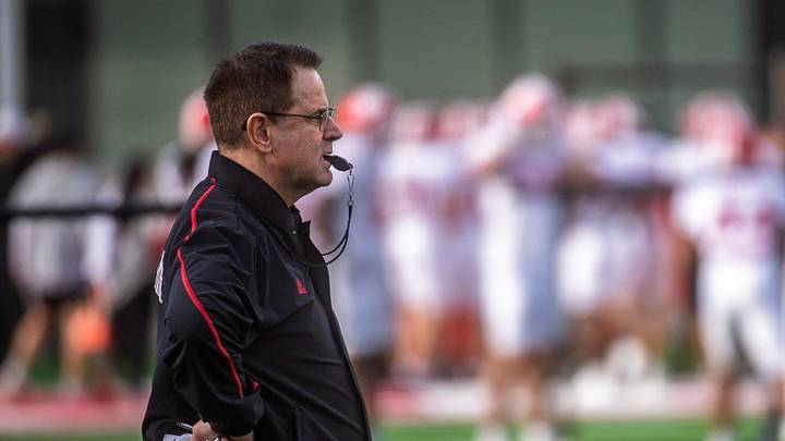 Indiana Head Coach Curt Cignetti during spring football practice at Memorial Stadium on Thursday, April 2, 2026.