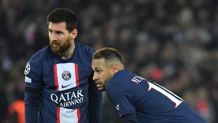Leo Messi et Neymar JR sous les couleurs du PSG