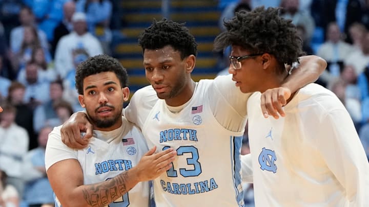 UNC basketball forward Jalen Washington