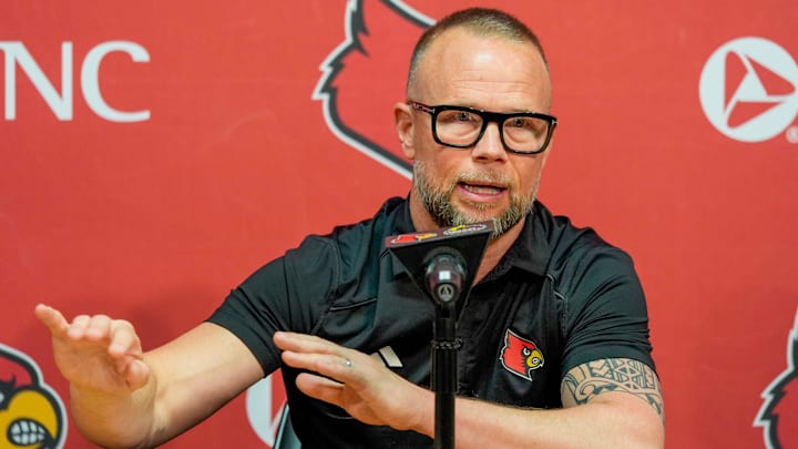 Pat Kelsey spoke with the media during a press conference on Wednesday, July 16, 2025