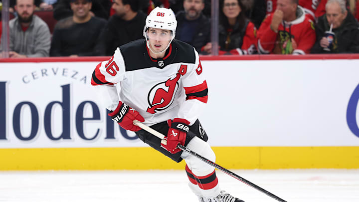 New Jersey Devils v Chicago Blackhawks New Jersey Devils v Chicago Blackhawks