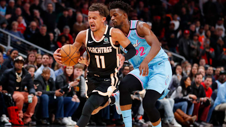 Trae Young y Jimmy Butler son las figuras de Hawks y Heat respectivamente