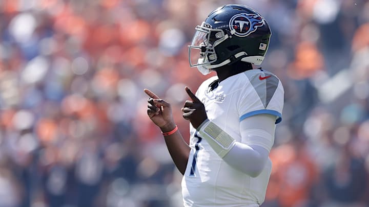 Cam Ward and the Titans are underdogs ahead of their Week 2 matchup against the Rams. /Mandatory Credit: Isaiah J. Downing-Imagn Images