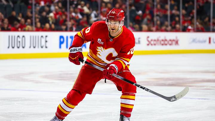 Jonathan Huberdeau of the Calgary Flames