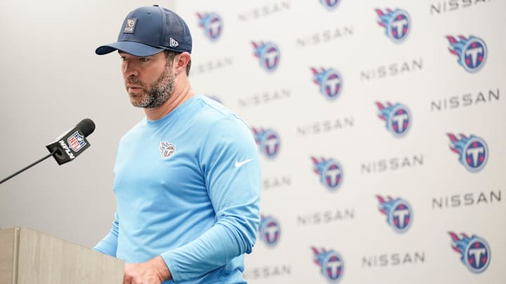 Tennessee Titans coach Brian Callahan
