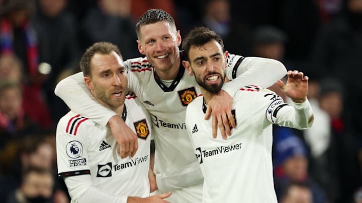 Jugadores del Manchester United.