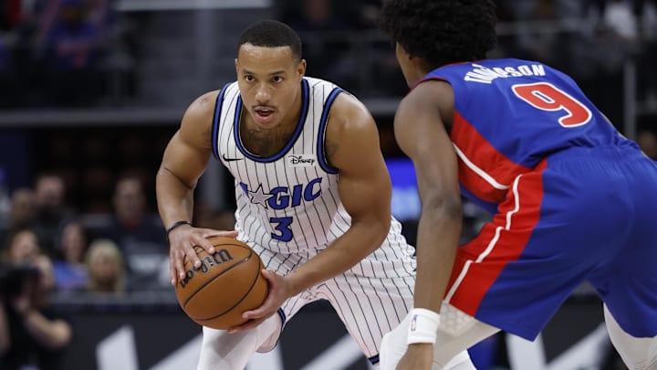 Orlando Magic guard Desmond Bane had another rocky night punctuated by a rough lowlight of a brick in his lowest-scoring effort with his new team in a blowout loss to the Detroit Pistons. Orlando Magic guard Desmond Bane had another rocky night punctuated by a rough lowlight of a brick in his lowest-scoring effort with his new team in a blowout loss to the Detroit Pistons.