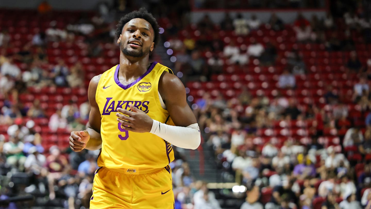 Bronny James actively silencing false narrative at Summer League