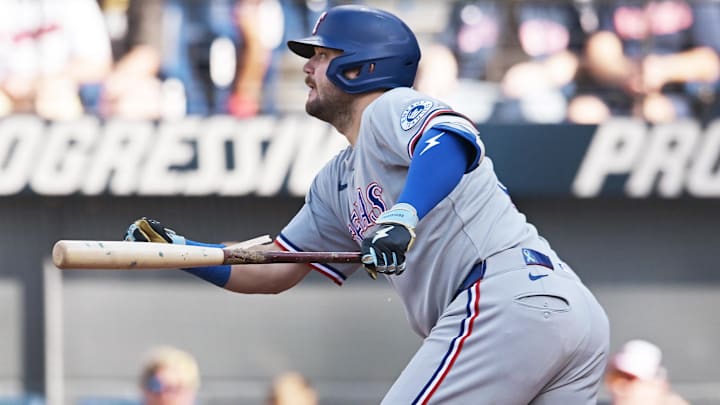 Texas Rangers first baseman Jake Burger.