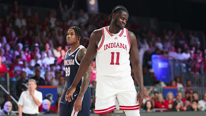 Indiana center Oumar Ballo against Gonzaga in the Battle 4 Atlantis.