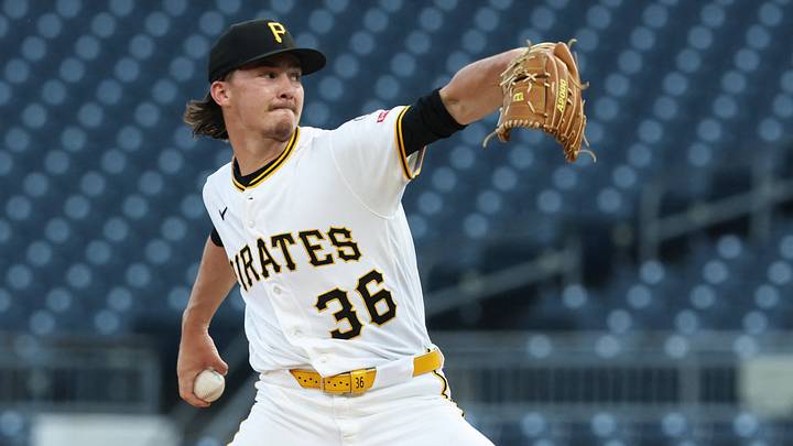 Sep 2, 2026; Pittsburgh, Pennsylvania, USA; Pittsburgh Pirates starting pitcher Bubba Chandler (36) delivers a pitch against the San Francisco Giants during the first inning at PNC Park. Mandatory Credit: Charles LeClaire-Imagn Images Sep 2, 2026; Pittsburgh, Pennsylvania, USA; Pittsburgh Pirates starting pitcher Bubba Chandler (36) delivers a pitch against the San Francisco Giants during the first inning at PNC Park. Mandatory Credit: Charles LeClaire-Imagn Images