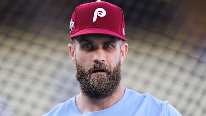 Bryce Harper has won an MVP and made two All-Star teams in seven seasons with the Phillies.