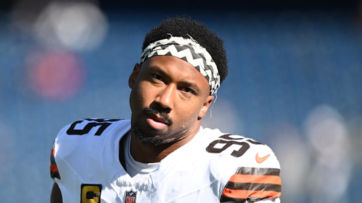 Cleveland Browns defensive end Myles Garrett