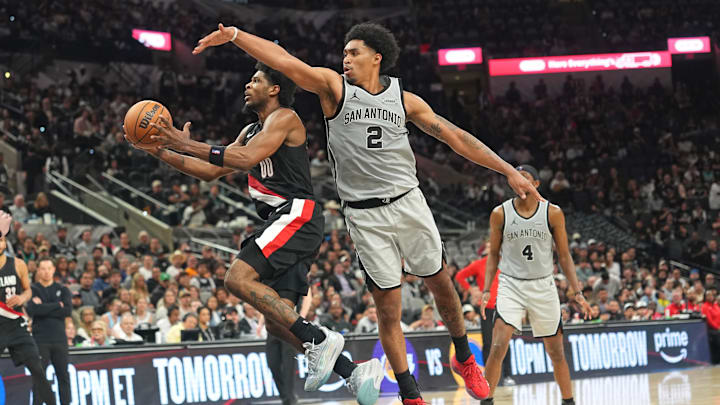 The Spurs are heavily favored to win their series against Portland. The Spurs are heavily favored to win their series against Portland.