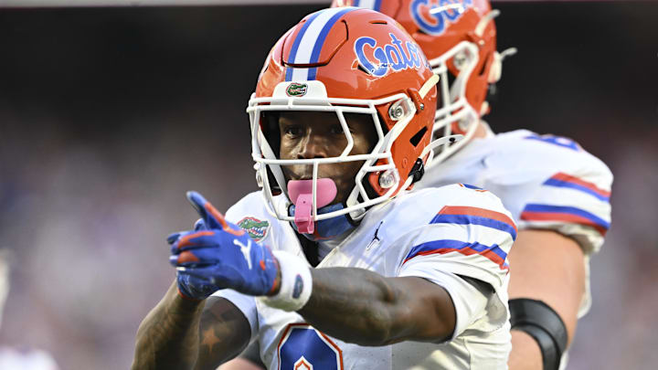Florida Gators wide receiver Vernell Brown III leads the team with 33 catches for 473 yards.