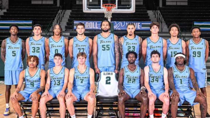 The 2025 Tulane Men's Basketball Team Picture as the players learn to deal with the death of their star player. The 2025 Tulane Men's Basketball Team Picture as the players learn to deal with the death of their star player.