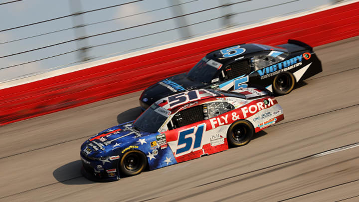Jeremy Clements, Jeremy Clements Racing, J.J. Yeley, Hettinger Racing, NASCAR O'Reilly Auto Parts Series