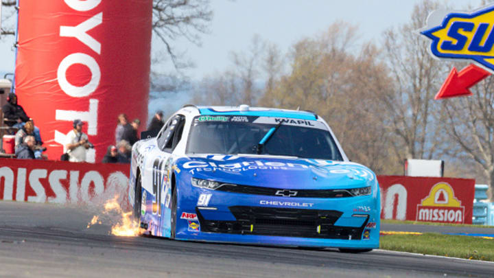 Carson Kvapil, DGM Racing with Jesse Iwuji Motorsports, NASCAR O'Reilly Auto Parts Series