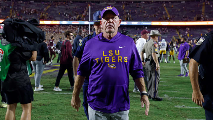 LSU's Brian Kelly is feeling the heat in Baton Rouge after a blowout loss to Texas A&M.