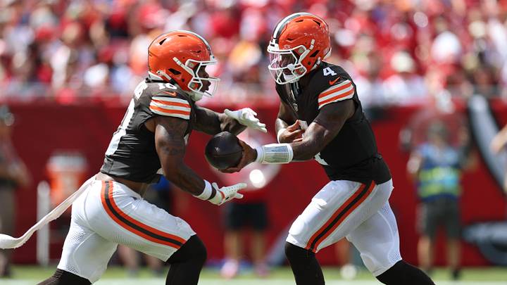 Bet on Quinshon Judkins to go over his rushing yards total against the Panthers.