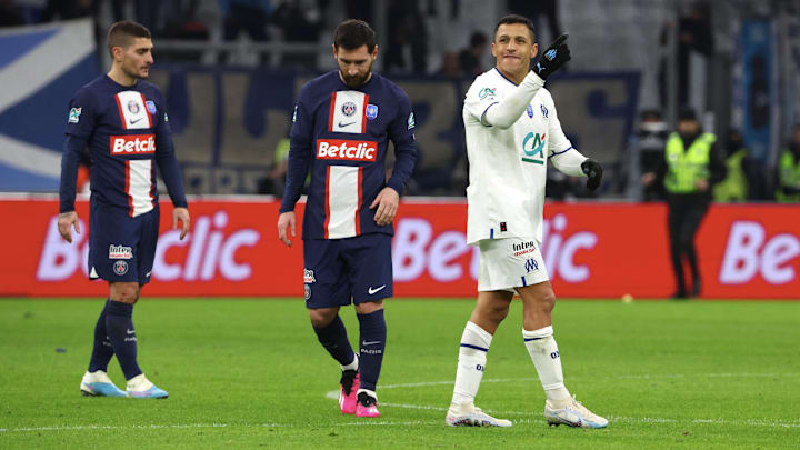 Messi's change of number caught they eye in their cup match against Marseille