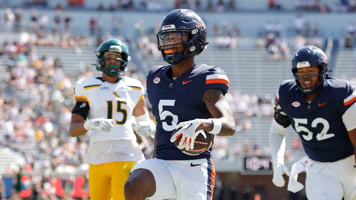 Virginia is a 5.5-point favorite against NC State in Week 0 of the 2026 College Football season.