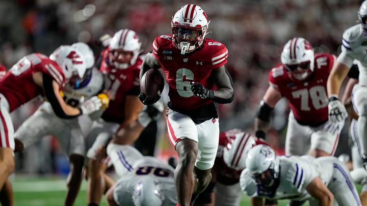 Wisconsin Badgers running back Darrion Dupree. Wisconsin Badgers running back Darrion Dupree.