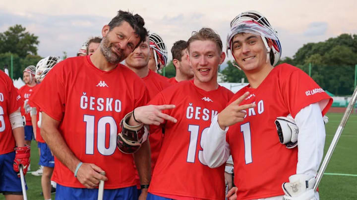 Jake Malasek (pictured right) serves as the starting goalie for Czechia. Jake Malasek (pictured right) serves as the starting goalie for Czechia.