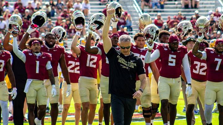 Head coach Mike Norvell leads Florida State into their matchup against the Pittsburgh Panthers on Oct. 11; the match up falls on his 44th birthday.