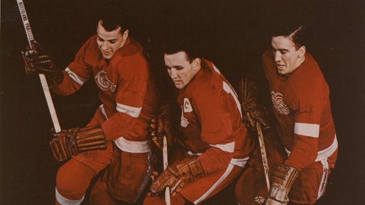 Detroit Red Wings' Gordie Howe, Sid Abel, and Ted Lindsay credit: The Detroit News-USA TODAY NETWORK via Imagn Images Detroit Red Wings' Gordie Howe, Sid Abel, and Ted Lindsay credit: The Detroit News-USA TODAY NETWORK via Imagn Images