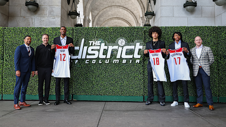 Washington Wizards Introduce 2024 NBA Draft Picks