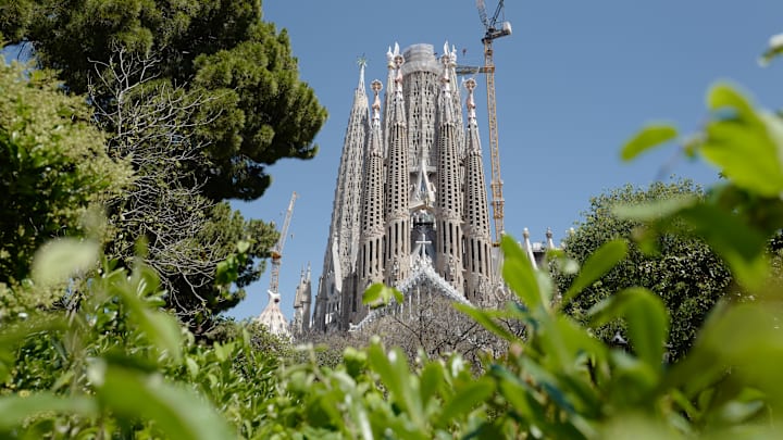 The Sagrada Familia in Barcelona, Spain