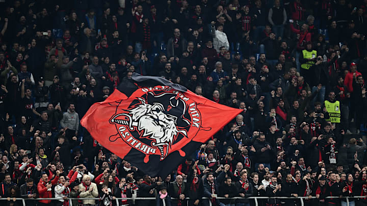 Les supporters de l'AC Milan n'ont pas rigolé.
