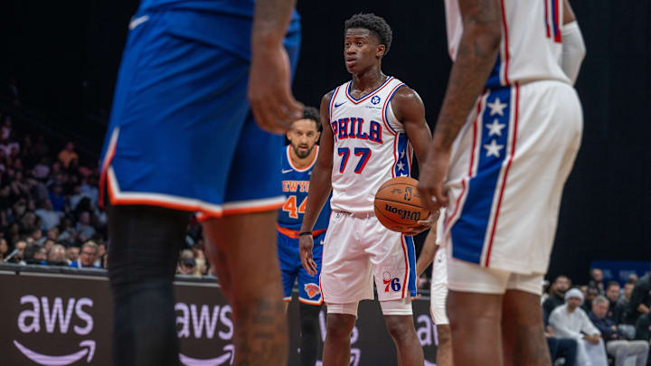 New York Knicks v Philadelphia 76ers - NBA Abu Dhabi Games 2025
