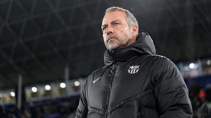 Hansi Flick will be without key players such as Raphinha and Pau Cubarsi. 