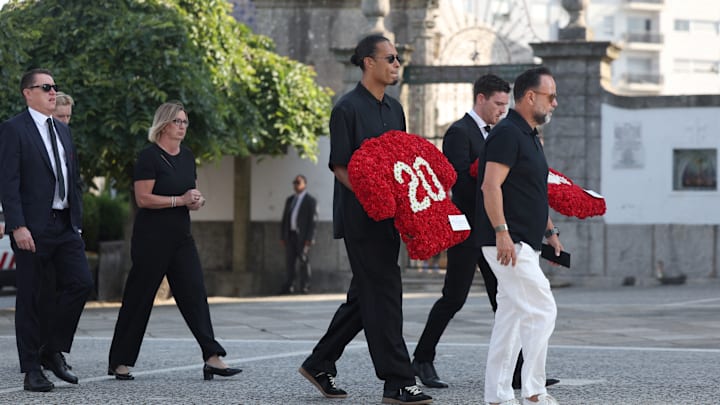 Virgil van Dijk and Andy Robertson were among those in attendance.