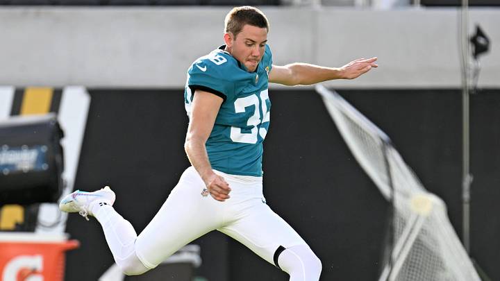 Aug 21, 2026; Jacksonville, Florida, USA; Jacksonville Jaguars kicker Cam Little (39) warms up before the start of the preseason game against the Carolina Panthers at EverBank Stadium. Mandatory Credit: Melina Myers-Imagn Images Aug 21, 2026; Jacksonville, Florida, USA; Jacksonville Jaguars kicker Cam Little (39) warms up before the start of the preseason game against the Carolina Panthers at EverBank Stadium. Mandatory Credit: Melina Myers-Imagn Images