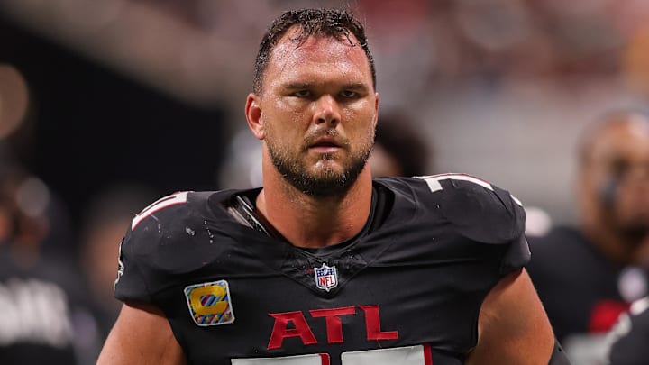 Atlanta Falcons offensive tackle Jake Matthews is day-to-day for now